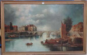 CONTINENTAL SCHOOL,A Riverside town,Bellmans Fine Art Auctioneers GB 2017-04-01