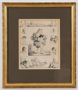 CONTINENTAL SCHOOL,AN AMBIGUOUS IMAGE: PORTRAIT & TRAVELLER,1805,McTear's GB 2015-07-05