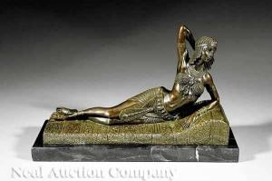 CONTINENTAL SCHOOL,Bronze Figure of an Egyptian Woman,20th century,Neal Auction Company 2008-05-04