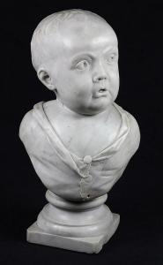 CONTINENTAL SCHOOL,Bust of a baby boy,2015,Clars Auction Gallery US 2015-06-28