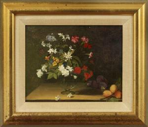CONTINENTAL SCHOOL,Floral Still Life in a Glass Vase,New Orleans Auction US 2011-09-29