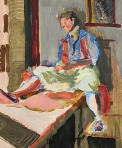 CONTINENTAL SCHOOL,Girl Studying,1900,Morgan O'Driscoll IE 2017-11-06