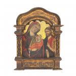 CONTINENTAL SCHOOL,Madonna and Child with St. Joh,17th-18th century,Clars Auction Gallery 2024-01-18