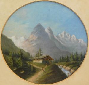 CONTINENTAL SCHOOL,Mountain landscape,Golding Young & Mawer GB 2018-05-23