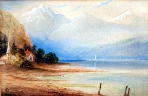 CONTINENTAL SCHOOL,study of a mountainous lake land scene w,Fieldings Auctioneers Limited 2009-01-17