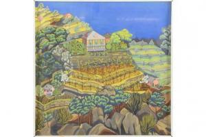 CONTINENTAL SCHOOL,Terraced landscape, possibly Italian, signed with ,Ewbank Auctions GB 2015-07-16