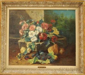 CONTY Antoine 1818,Still Life of Fruit and Flowers,Skinner US 2012-11-14