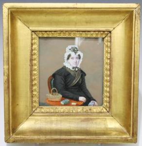 CONVERT Henri Louis 1789-1863,een portretminiatuur van een dame,1826,Venduehuis NL 2022-07-12