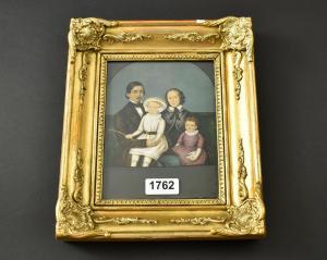 CONVERT Henri Louis 1789-1863,Familienportrait,1854,Zeller DE 2022-07-13