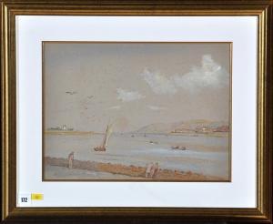 CONWAY 1800-1900,Boats in an estuary,1936,Anderson & Garland GB 2016-12-06