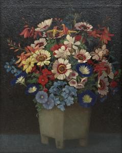 CONWAY Harold Edward,Still Life of Flowers in a Pot,Duggleby Stephenson (of York) 2023-09-08