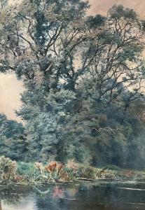 CONWAY LLOYD JONES,River landscape,19th century,Reeman Dansie GB 2022-07-19