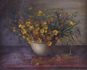 COOK A.E,Still life of flowers in a vase,1887,Bellmans Fine Art Auctioneers GB 2022-08-02