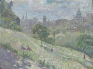 cook alice may 1876-1960,PRINCES STREET FROM THE GARDENS,Lyon & Turnbull GB 2010-02-18