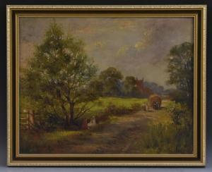 COOK Arthur M. 1931,Bringing in the Hay,1923,Bamfords Auctioneers and Valuers GB 2018-08-15
