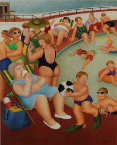 COOK Beryl 1926-2008,Bathing Pool,Halls GB 2024-04-23