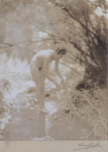 COOK Charles J 1800-1900,Untitled (Nude in a Landscape),1910,Treadway US 2019-06-30