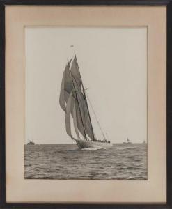 COOK CHURCH Albert 1880-1965,A TWO-MASTED SCHOONER UNDER SAIL,Eldred's US 2021-04-30
