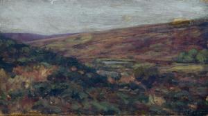 COOK George Edward 1880-1905,View of heathland,1877,Rosebery's GB 2018-11-03