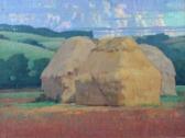 COOK James 1904-1960,Haystacks,Elder Fine Art AU 2010-05-02