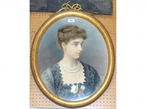 COOK John Alfred 1870-1936,Portrait head of a lady,Great Western GB 2019-01-26