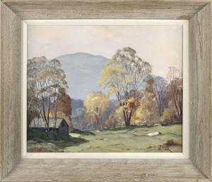 COOK Otis Pierce 1900-1980,New England mountain landscape,Eldred's US 2022-01-27