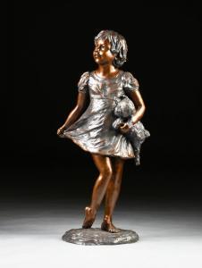 COOK Rosalind 1946,Girl with Toy Dog,1997,Simpson Galleries US 2018-05-19