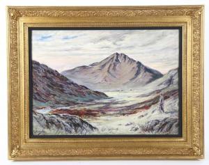 COOKE Charles Allan 1878,Highland landscape,Burstow and Hewett GB 2022-02-25
