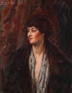 COOKE Charles Allan 1878,Portrait of Mrs John Bell,Bonhams GB 2009-06-10