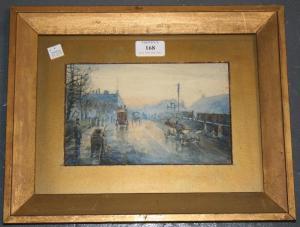 COOKE Charles Allan 1878,With Bus and Vintage Motor Cars,Tooveys Auction GB 2013-07-10