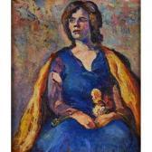 COOKE DOOLITTLE DORCAS 1901-1993,Lady with Shawl,Rago Arts and Auction Center US 2018-11-10