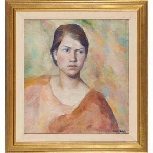 COOKE DOOLITTLE DORCAS,Untitled (portrait of a woman),Rago Arts and Auction Center 2019-04-13