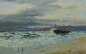 COOKE Isaac 1846-1922,Beached Boat,David Duggleby Limited GB 2017-01-28