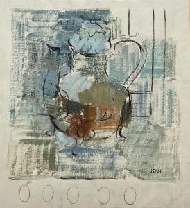 COOKE Jean Esme Oregon 1927-2008,Abstract Still Life Study of a Teapo,Duggleby Stephenson (of York) 2023-07-28