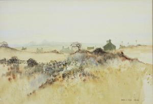 COOKE Martin 1900-2000,Cottages in the Meadow,Gormleys Art Auctions GB 2021-08-03