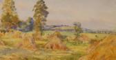 COOKE Roger 1921-2012,Harvest landscape,Burstow and Hewett GB 2009-03-25