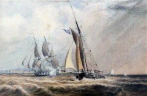 COOKE William Bernard 1778-1855,Shipping off the coast,Gorringes GB 2012-05-09