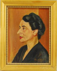 COOKMAN Frank 1904-1982,Portrait Head of a Woman in Profile,1945,Skinner US 2012-02-16