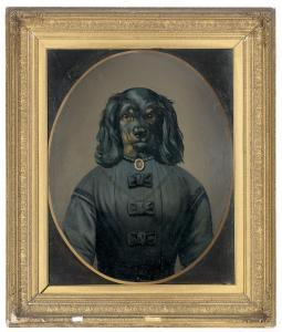 COOLIDGE Cassius Marcellus,An anthropomorphic King Charles spaniel, in a blac,Christie's 2010-03-30