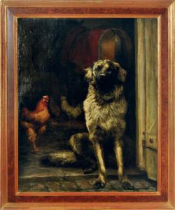 COOLIDGE Cassius Marcellus 1844-1934,Guarding the rooster's coop,Christie's GB 2010-12-16
