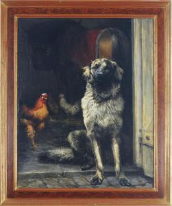 COOLIDGE Cassius Marcellus 1844-1934,Guarding the rooster's coop,Christie's GB 2009-12-16