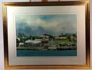 COOLIDGE DAVID 1942,Pleasure Boats Moored on the River,20th,Halls GB 2020-01-31