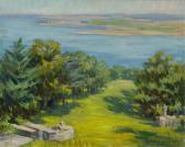 COOLIDGE Mary Rosamond 1884-1934,Ocean shore scene,Quinn's US 2012-03-03