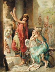 COOMANS Heva 1860-1939,An offering to the goddess,Christie's GB 2001-03-13