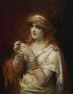 COOMANS PIERRE OLIVIER JOSEPH 1816-1889,BELGIAN THE AMULET,1882,Sotheby's GB 2016-11-22