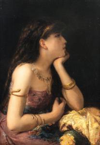 COOMANS PIERRE OLIVIER JOSEPH 1816-1889,Une beauté classique,1888,Hindman US 2023-05-18