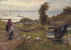 COOP Hubert 1872-1953,Drying the nets,Christie's GB 2004-03-04