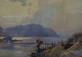 COOP Hubert 1872-1953,Landscape with mountains by a lake,Gilding's GB 2016-05-03