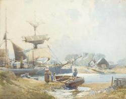 COOP Hubert 1872-1953,Southwold harbour, Suffolk,Christie's GB 2003-01-23