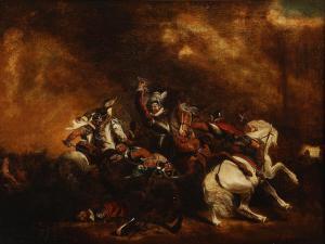 COOPER Abraham 1787-1868,A cavalry skirmish,Bruun Rasmussen DK 2023-01-09